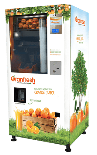 Fresh juice vending machine