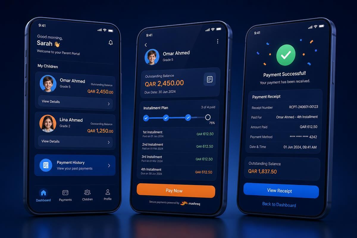Parent portal app — SchoolzTech